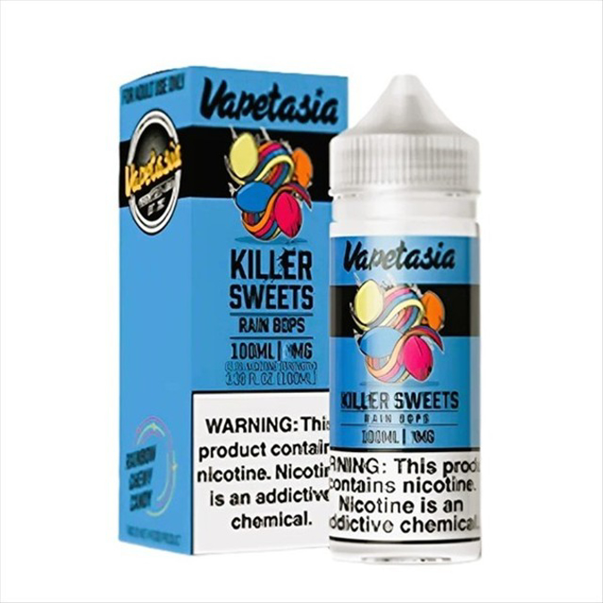 Picture of VAPETASIA KILLER SWEETS E-JUICE 100ML 6MG - RAIN BOPS