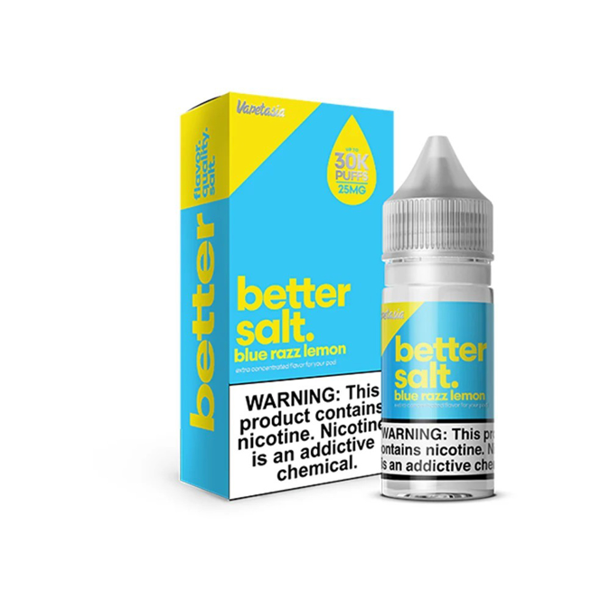 Picture of VAPETASIA BETTER SALT  E-LIQUID 30ML 25MG - BLUE RAZZ LEMON