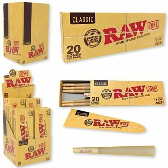 Picture of RAW CONES CLASSIC 1 1/4  12PK 20CT/BX