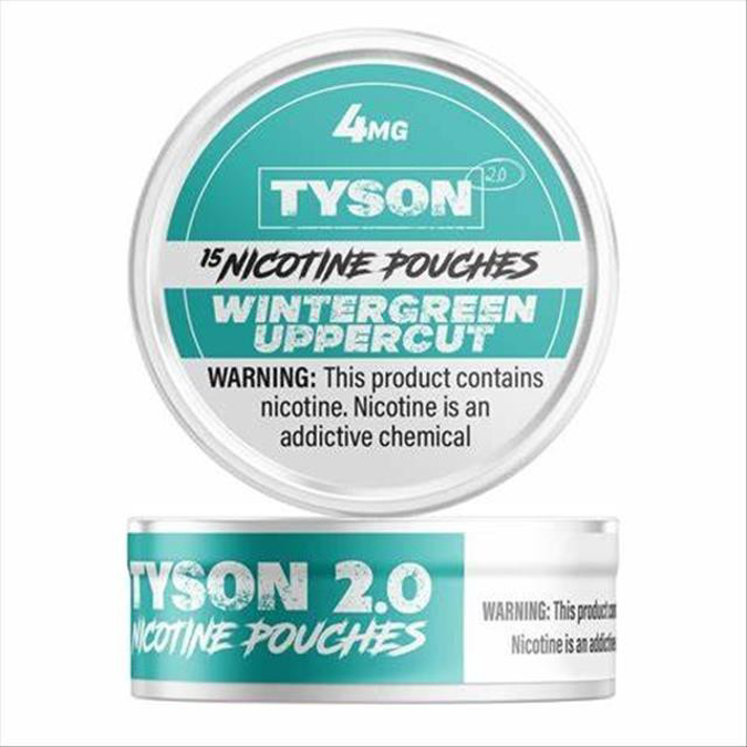 Picture of TYSON NICOTINE POUCHES 4GM BOX - WINTERGREEN UPPERCUT