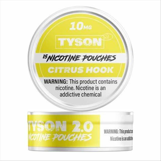 Picture of TYSON NICOTINE POUCHES 10GM BOX - CITRUS HOOK