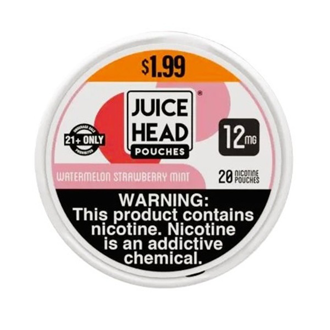 Picture of JUICE HEAD NICOTINE POUCHES 12MG 5PK - WATERMELON STRAWBERRY MINT