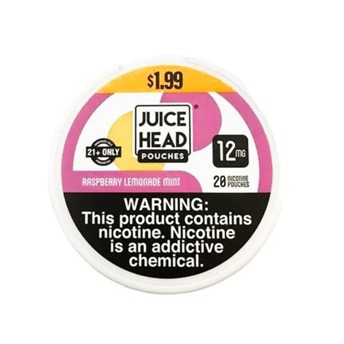 Picture of JUICE HEAD NICOTINE POUCHES 12MG 5PK - RASPBERRY LEMONADE MINT