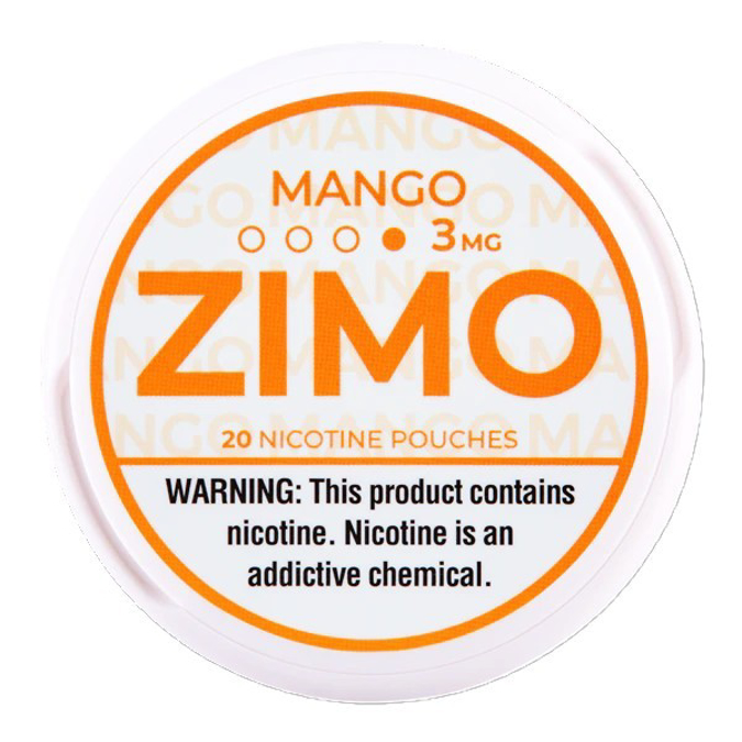 Picture of ZIMO NICOTINE POUCHES 3MG 5CT - MANGO