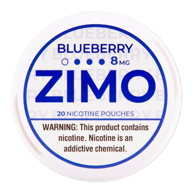 Picture of ZIMO NICOTINE POUCHES 8MG 5CT - BLUEBERRY