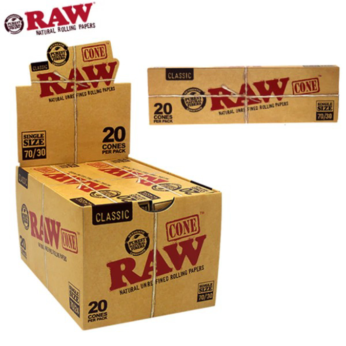 Picture of RAW CONES CLASSIC SIGLE SIZE 70 30 20PK 12CT