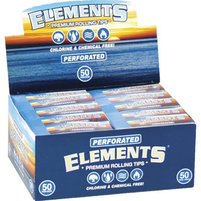 Picture of Elements Perforated Roll up Tips 50PK 50CT/BX 20/CS