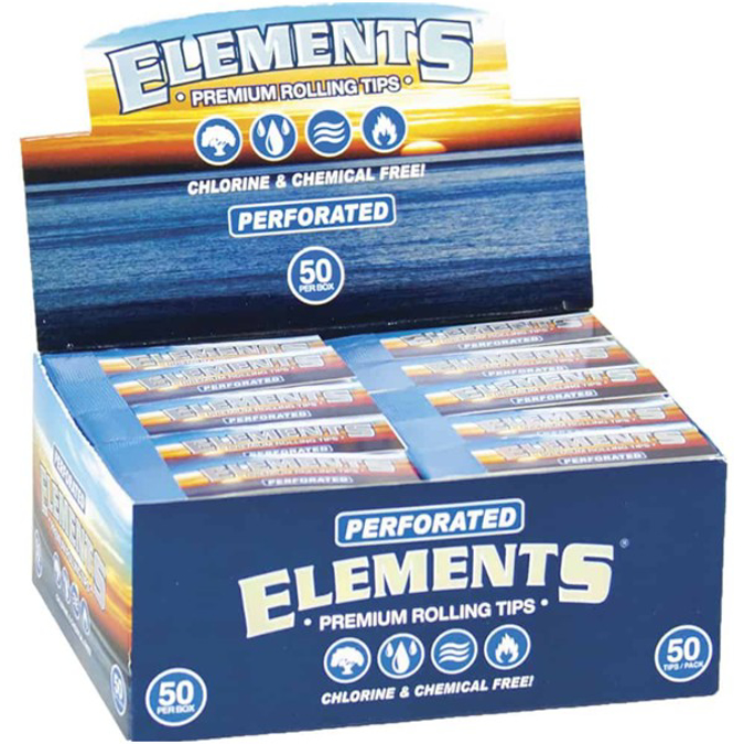Picture of ELEMENTS PERFORATED ROLLING TIPS 50CT