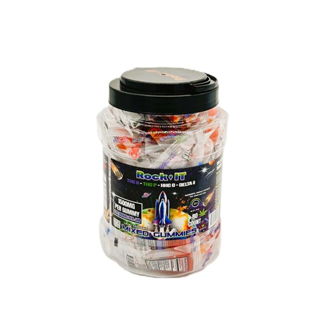 Picture of ROCK IT GUMMIES THCP 15,000MG 80CT/JAR - MIXED