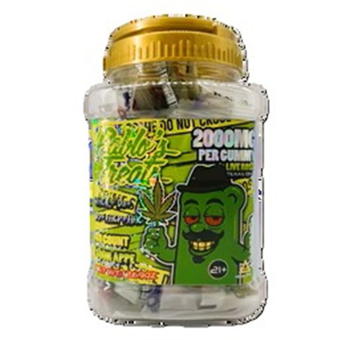 Picture of ROCK IT PABLO GUMMY 2000MG 30CT - SOUR APPLE