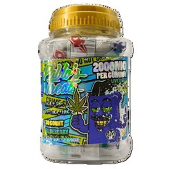 Picture of ROCK IT PABLO GUMMY 2000MG 30CT - BLUEBERRY