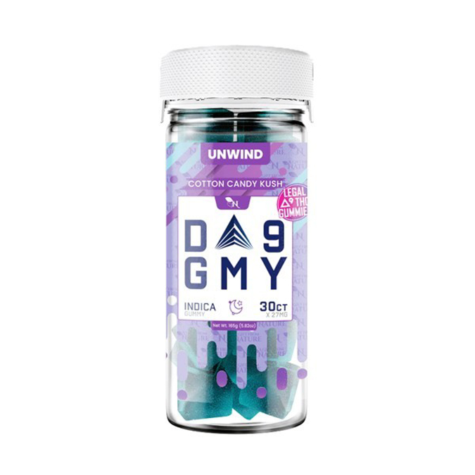 Picture of GMY D9 GUMMIES JAR 30CT - UNWIND COTTON CANDY