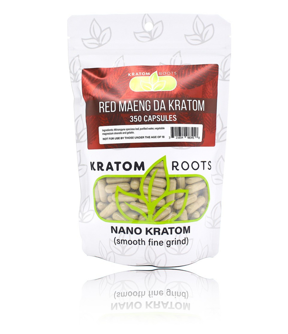 Picture of Kratom roots 350ct capsules - Red maeng da
