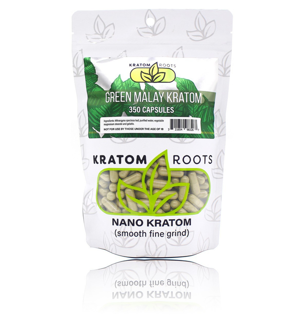 Picture of Kratom roots 350ct capsules - Green malay