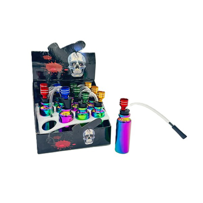 Picture of GLASS MINI BONG RAINBOW 12CT