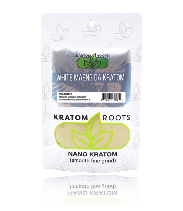 Picture of Kratom roots 120g powder - White maeng da 