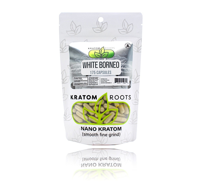 Picture of Kratom roots 175ct capsules - White borneo