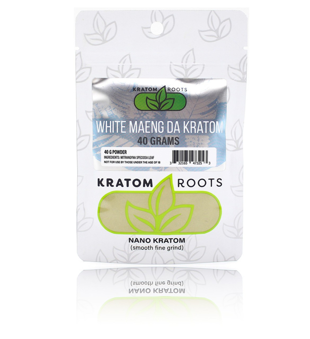 Picture of Kratom roots 40g powder - White maeng da