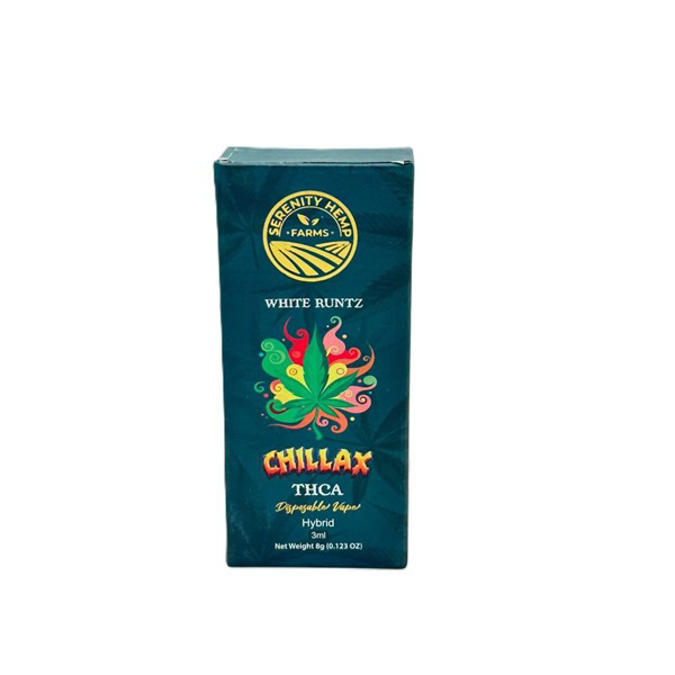 Picture of SERENITY CHILLAX THCP DISPOSABLE 3GM - WHITE RUNTZ