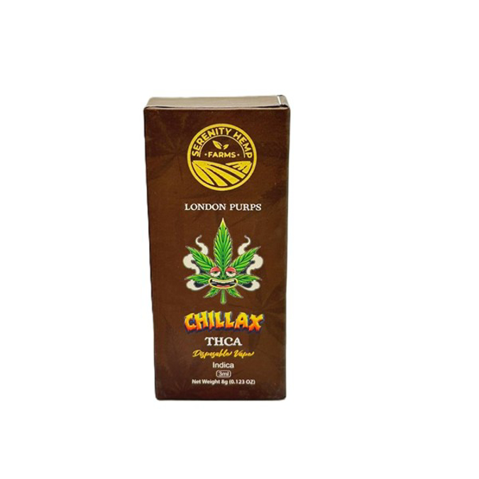 Picture of SERENITY CHILLAX THCP DISPOSABLE 3GM - LONDON PURPS