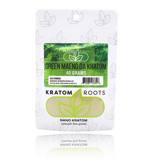 Picture of Kratom roots 40g powder - Green maeng da