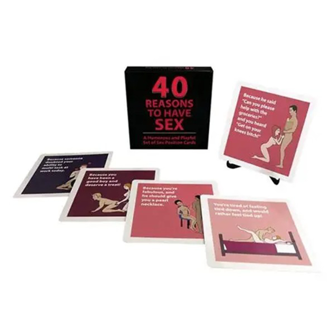 Picture of 40 REASONS TO HAVE SEX PLAYING CARD