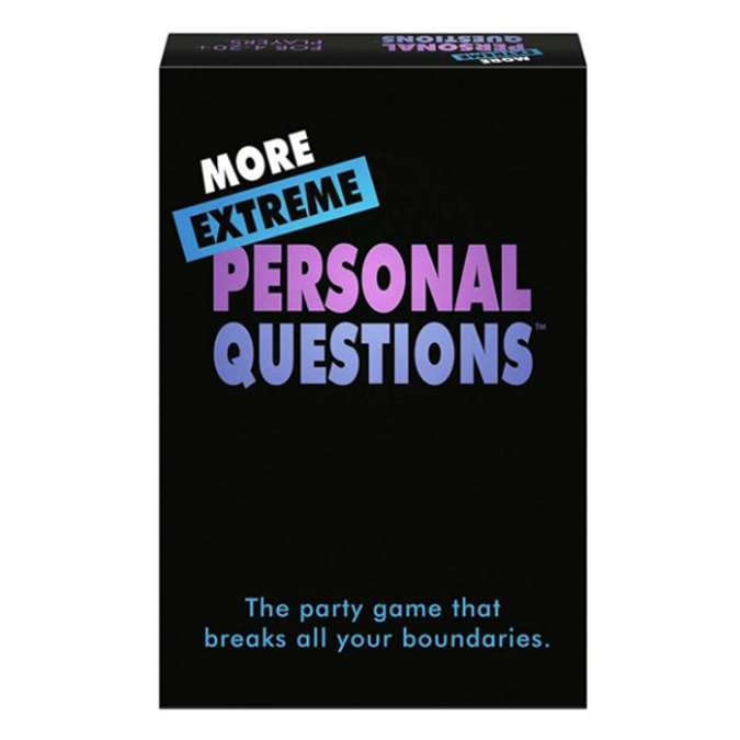 Picture of MORE EXTREME PERSONAL QUESTIONS