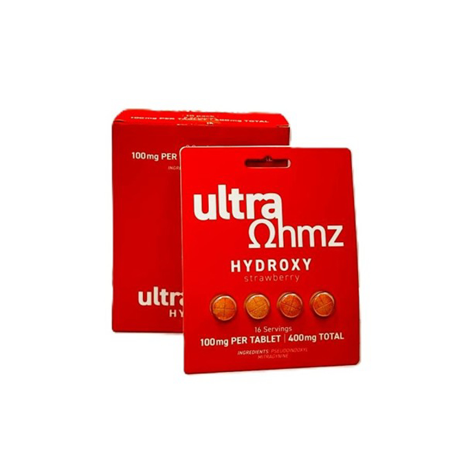 Picture of HYDROXY - ULTRA OHMZ TAB 100MG 4CT - STRAWBERRY
