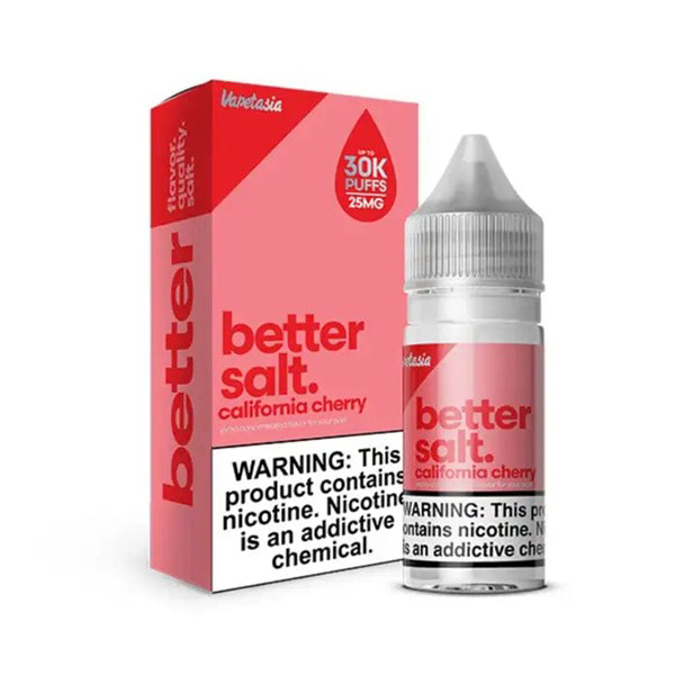Picture of VAPETASIA BETTER SALT  E-LIQUID 30ML 50MG - CALIFORNIA CHERRY