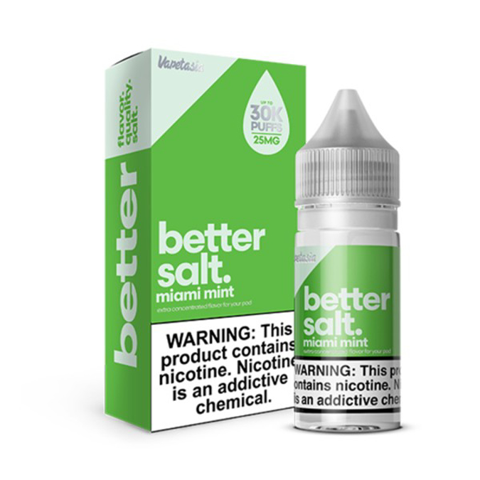 Picture of VAPETASIA BETTER SALT  E-LIQUID 30ML 50MG - MIAMI MINT