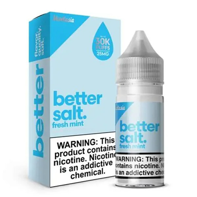 Picture of VAPETASIA BETTER SALT  E-LIQUID 30ML 25MG - FRESH MINT