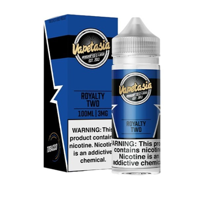Picture of VAPETASIA  E-LIQUID 100ML 3MG - ROYALTY TWO
