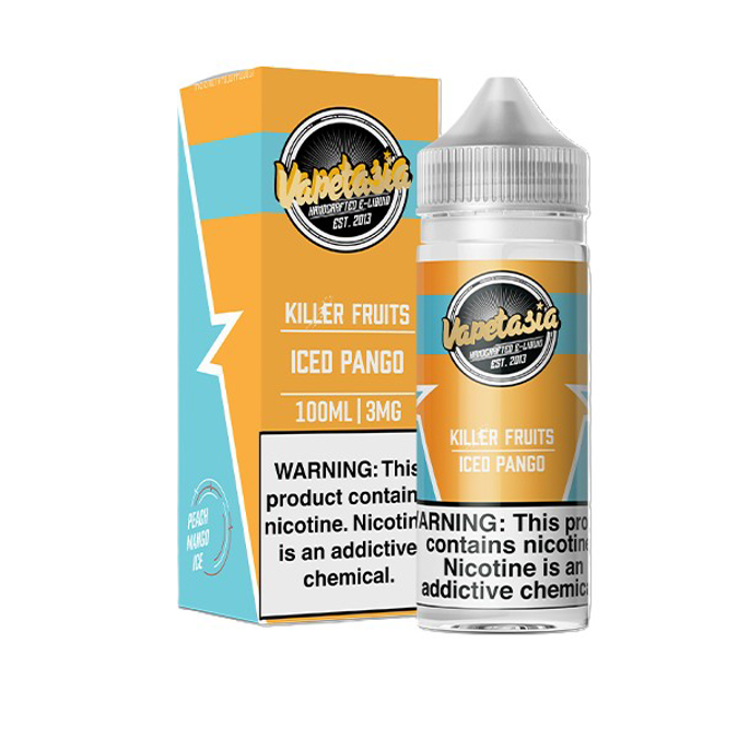 Picture of VAPETASIA KILLER FRUITS E-JUICE 100ML 3MG - ICED PANGO