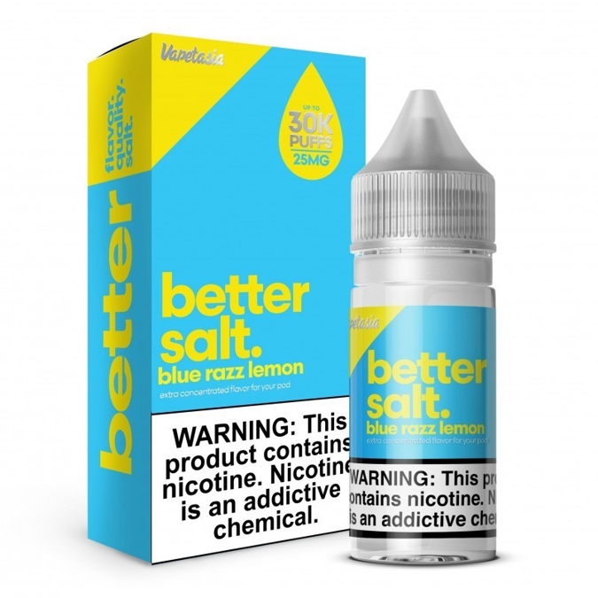 Picture of VAPETASIA BETTER SALT  E-LIQUID 30ML 50MG - BLUE RAZZ LEMON