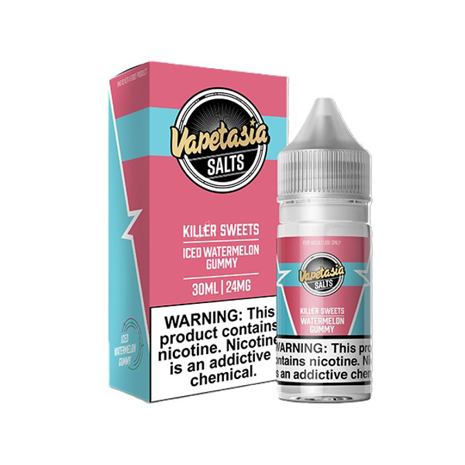 Picture of VAPETASIA KILLER SWEET E-LIQUID 30ML 48MG -  ICED WATERMELON GUMMY