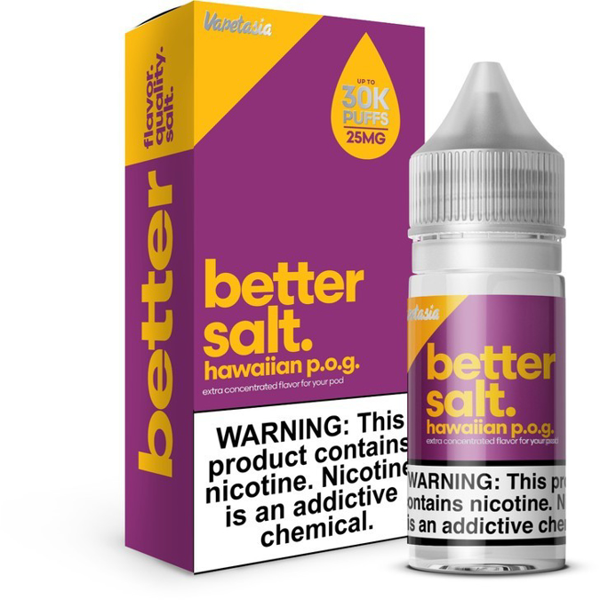 Picture of VAPETASIA BETTER SALT  E-LIQUID 30ML 50MG - HAWAIIAN POG