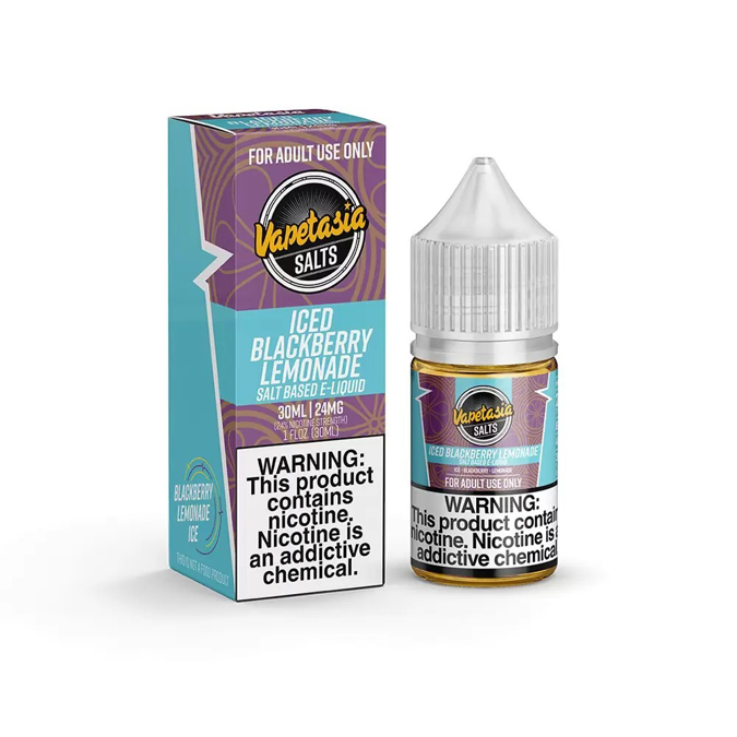 Picture of VAPETASIA  E-LIQUID 30ML 24MG - ICED BLACKBERRY LEMONADE