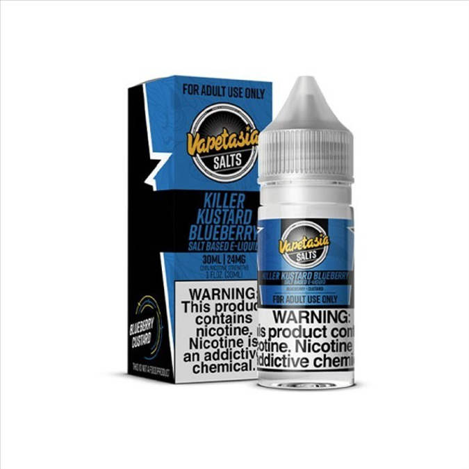 Picture of VAPETASIA KILLER KUSTARD E-LIQUID 30ML 24MG - BLUEBERRY
