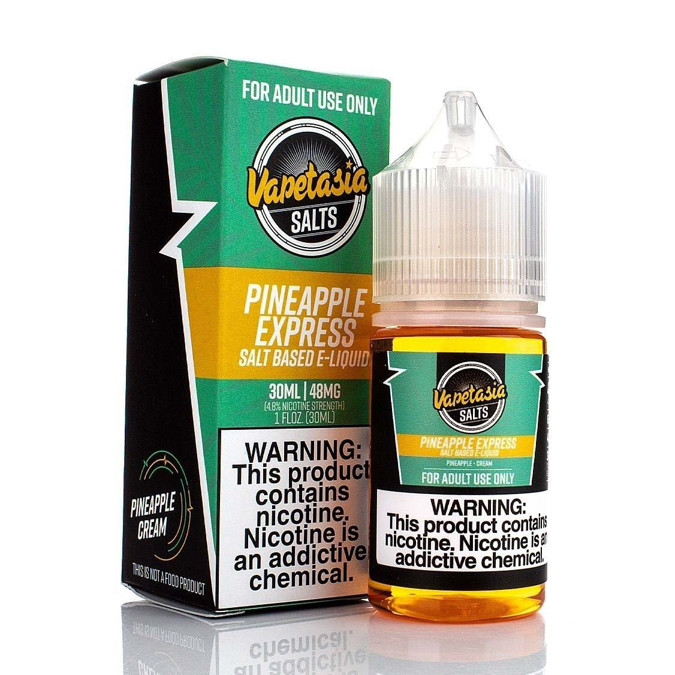 Picture of VAPETASIA  E-LIQUID 30ML 48MG  - PINEAPPLE EXPRESS
