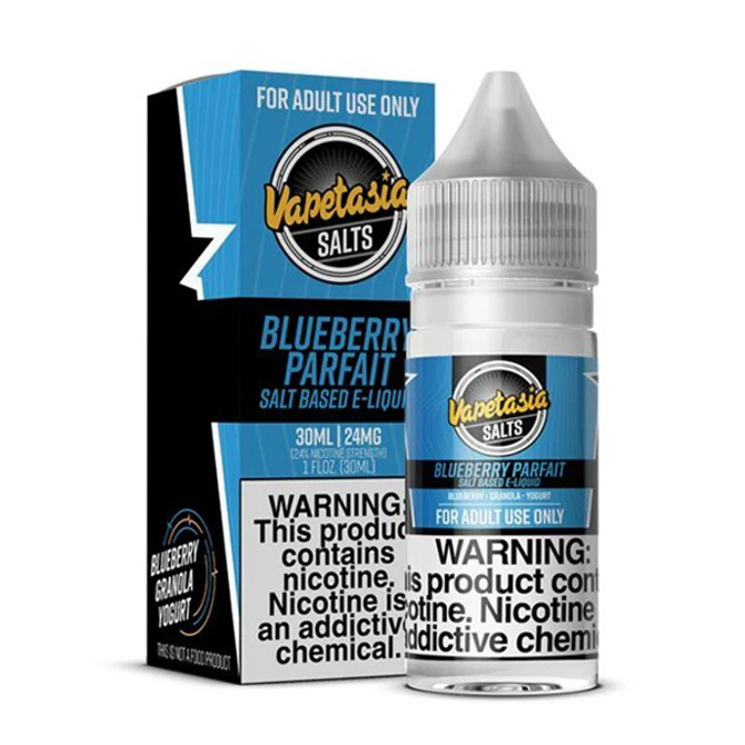 Picture of VAPETASIA  E-LIQUID 30ML 24MG - BLUEBERRY PARFAIT