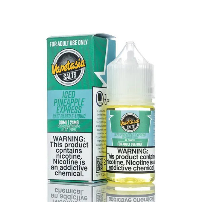Picture of VAPETASIA  E-LIQUID 30ML 24MG - ICED PINEAPPLE EXPRESS