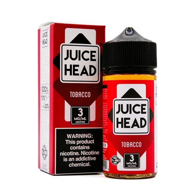 Picture of Juice Head E-Liquid 3mg 100ml - Tobacco