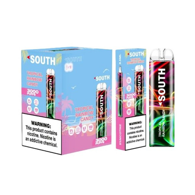 Picture of South Disposable 3k 10ct-Tropical Rainbow Candy 