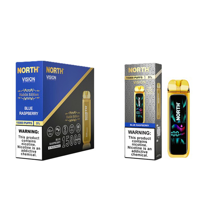 Picture of North Vision Habibi Edition disposable 15k puffs 5ct-Blue Rasberry