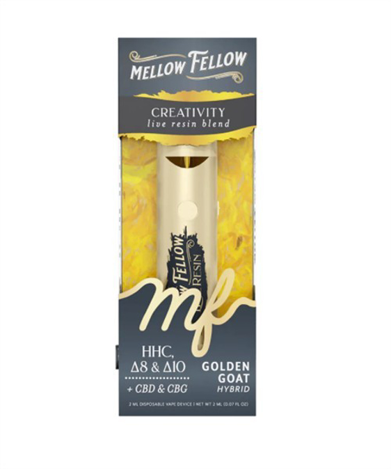 Picture of MELLOW FELLOW LIVE RESIN 2ML DISPOSABLE GOLDEN GOAT