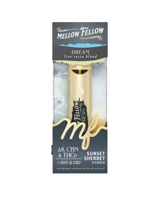 Picture of MELLOW FELLOW LIVE RESIN 2ML DISPOSABLE SUNSET SHERBET