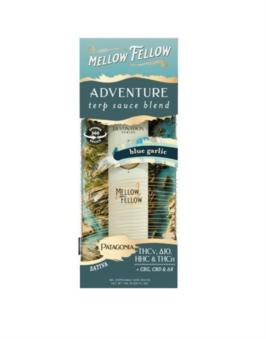 Picture of MELLOW FELLOW DISPOSABLE 1ML - BLUE GARLIC