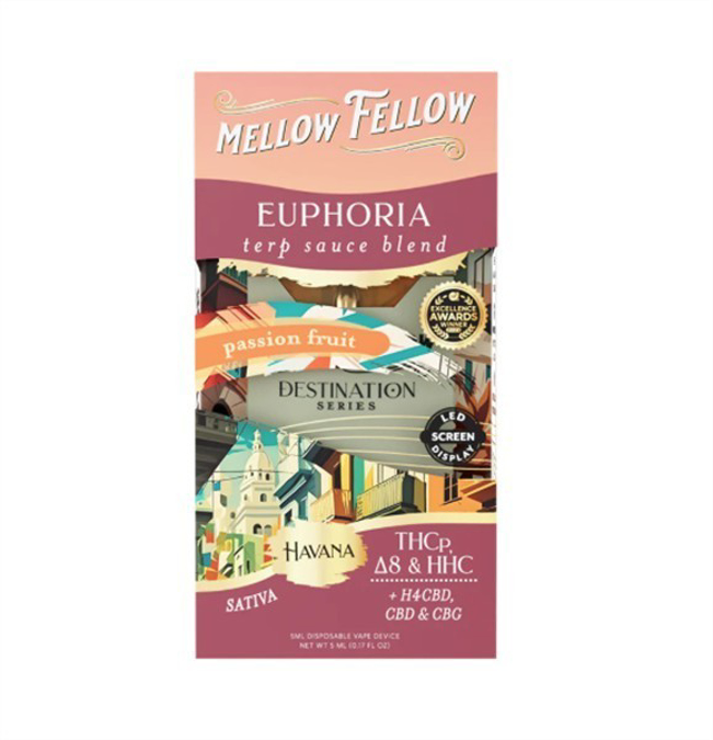 Picture of MELLOW FELLOW DISPOSABLE 5ML - PASSION FRUIT