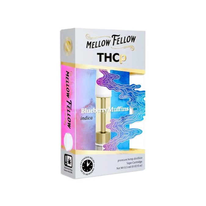 Picture of MELLOW FELLOW CART THCP 3ML (SINGLE) - JUICE BOX BLUE BERRY MUFFINS