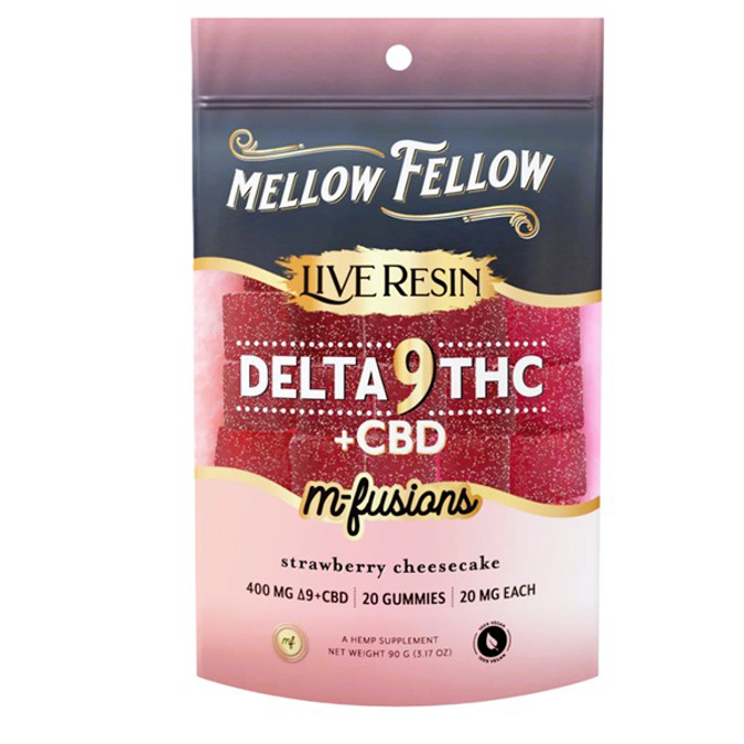 Picture of MELLOW FELLOW GUMMIES 20MG 20CT - STRAWBERRY CHEESECAKE